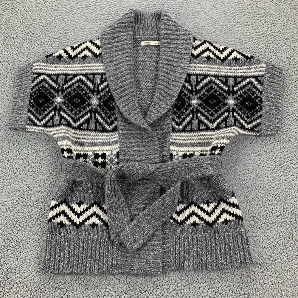 Old Navy Women's Knit Wool Blend Short Sleeve Chunky Cardigan  -  Size:  M